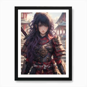 Samurai Girl 5 Art Print