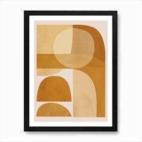 Abstract Minimal Shapes 214 Art Print