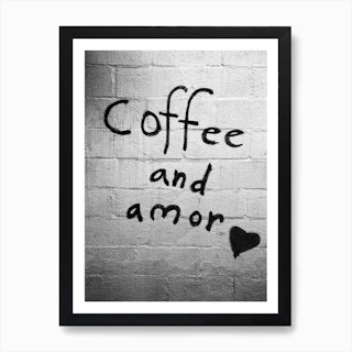 Coffee And Amor Art Print