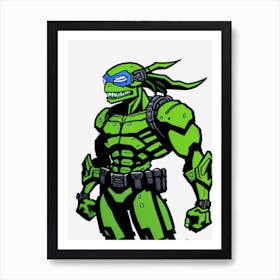Teenage Mutant Ninja Turtles 9 Art Print