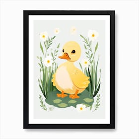 Baby Animal Illustration  Duck 7 Art Print