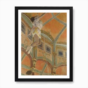 Miss La La At The Cirque Fern, Hilaire-Germain-Edgar Degas Art Print