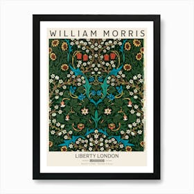 Liberty Print William Morris Tulip Famous Pattern Art Print