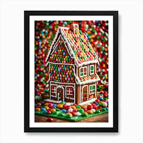 Gingerbread House Art Print