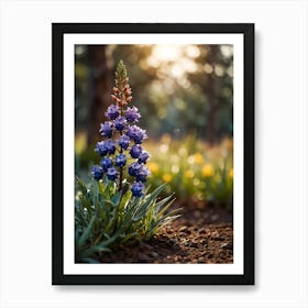 Lupine Flower Art Print