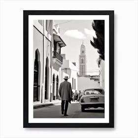 Casablanca, Morocco, Mediterranean Black And White Photography Analogue 2 Art Print