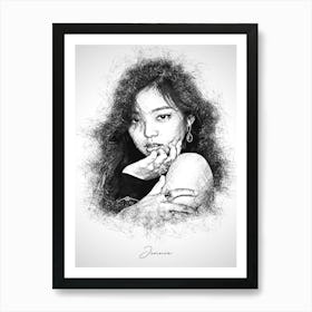 Jennie Blackpink Art Print