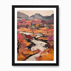 Autumn Gardens Painting Kenrokuen Japan 1 Art Print