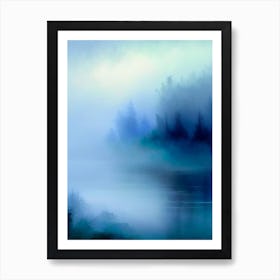 Fog Waterscape Impressionism 1 Art Print