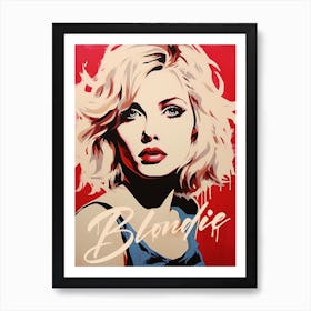 Blondie Pop Art Art Print