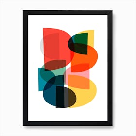 Modern Colorful Abstract Art A Art Print