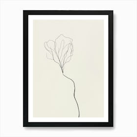 Single Leaf Art Print