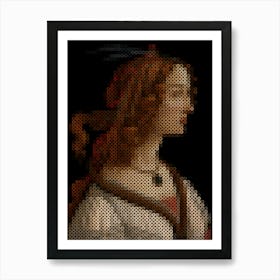 Portrait Of Simonetta Vespucci As Nymph – Sandro Botticelli Art Print