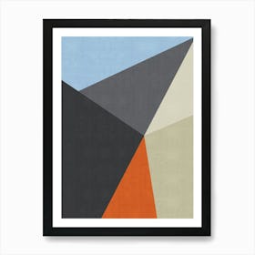 Contemporary modern geometry 8 Art Print