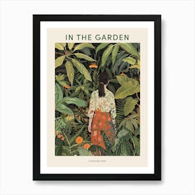 In The Garden Poster Pukekura Park New Zealand 2 Art Print