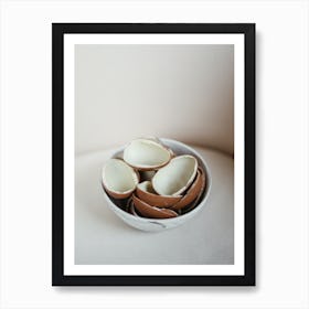 Egg Shells In A Bowl Art Print