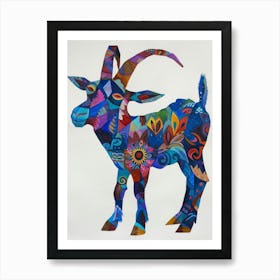 Goat Painting 2 Art Print