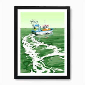 Oyster Trawler Poster