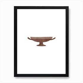 Minimal Greek Vases Kylix Art Print