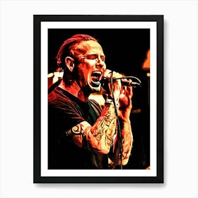 Corey Taylor slipknot band music Art Print