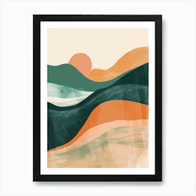 Abstract Landscape Painting 4 Art Print