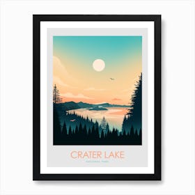 Crater Lake Art Print