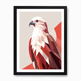 Minimalist Hawk Illustration Art Print