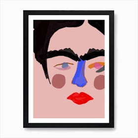 Frida Kahlo affiche minimaliste pour salon