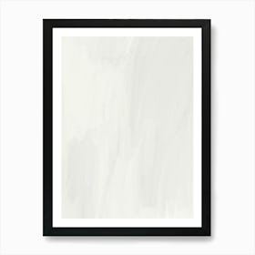 White On A White Background Art Print