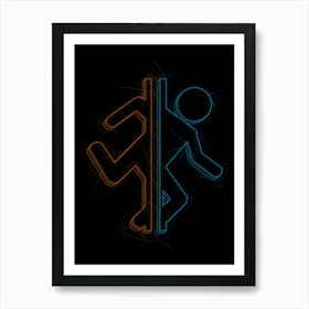 Portal • 2d Version Art Print