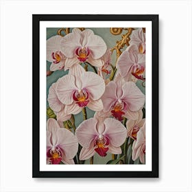 Orchid Close Up no1 Art Print