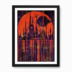 Sci-Fi Cityscape Art Print