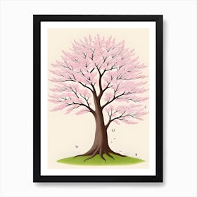 Cherry Blossom Tree Art Art Print