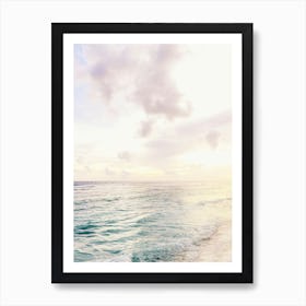 Sunset At The Beach Art Print