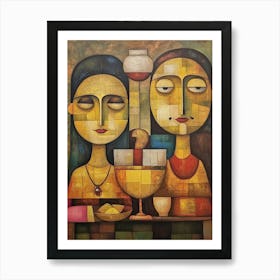 Two Women Art Art Print