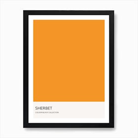 Sherbet Colour Block Poster Art Print