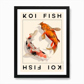 Koi Fish Koi Fish Art Print