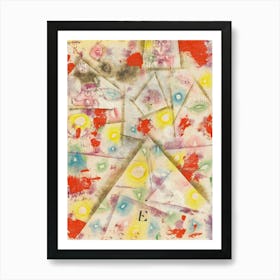 Paul Klee - Gedenkblatt Art Print