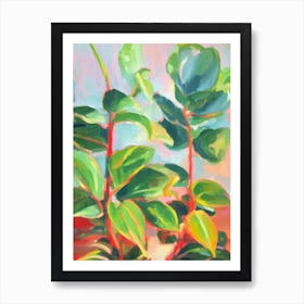 Prayer Plant Impressionist Painting Art Print