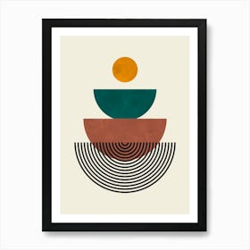 Circle minimalism 2 Art Print