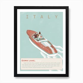 Italy - Como Lake Art Print