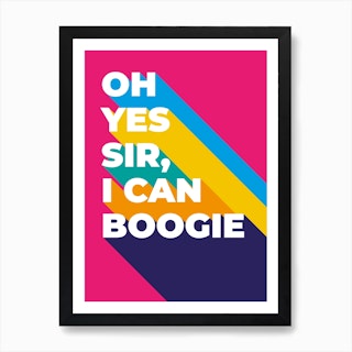 Printed Weird UO Exclusive Disco Nights And Drinking Pints A4 Print