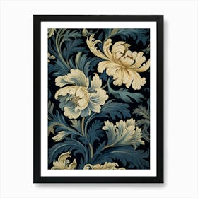 Floral Wallpaper 80 Art Print