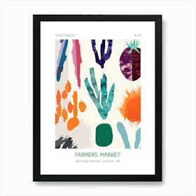 Carrots Vegetables Farmers Market 3 Borough Market, London, Uk Art Print