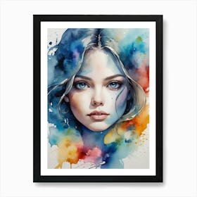 Portrait Of A Woman 11 Art Print