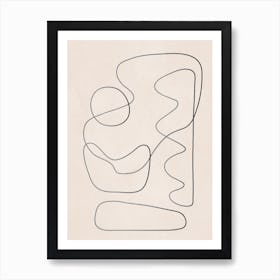 Abstract Line VI Art Print