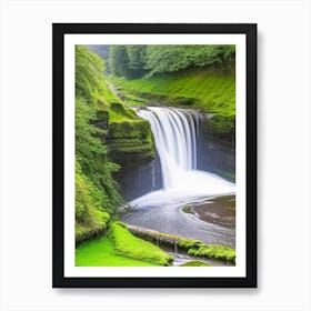 Sgwd Clun Gwyn, United Kingdom Majestic, Beautiful & Classic (1) Art Print