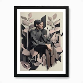 Paper Cut Art Art Print