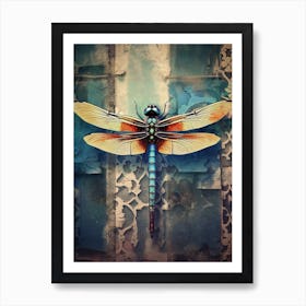 Dragonfly Urban 2 Art Print