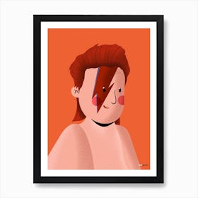 David Bowie Portrait Art Print